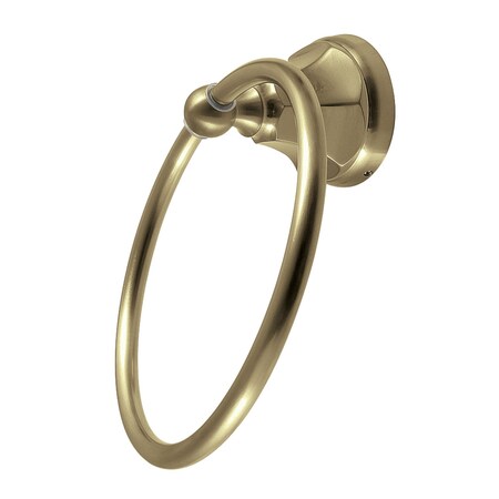Kingston Brass 6Inch Towel Ring, Brushed Brass BA4814BB